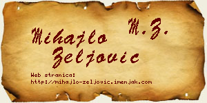 Mihajlo Zeljović vizit kartica